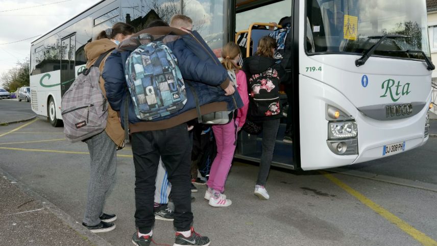 Les transports scolaires étaient interrompus dans toute l’Aisne ce mercredi 8 janvier.